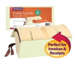 Smead 70506 Handy Files, Alphabetic (A-Z) and Monthly (Jan.-Dec.) 21 Pockets, Flap with Clot...